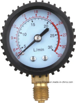 63 mm Trockenmanometer mit Gummischutz