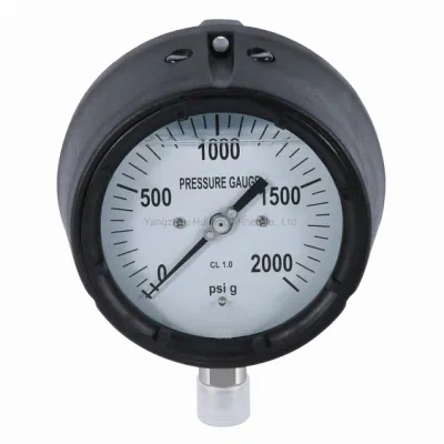 3/4 NPT Flüssigkeitsgefülltes Polypropylen-Prozessmanometer