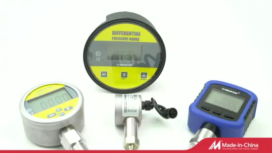 Digitales Manometer mit 330-Grad-Drehung und Kunststoffgehäuse